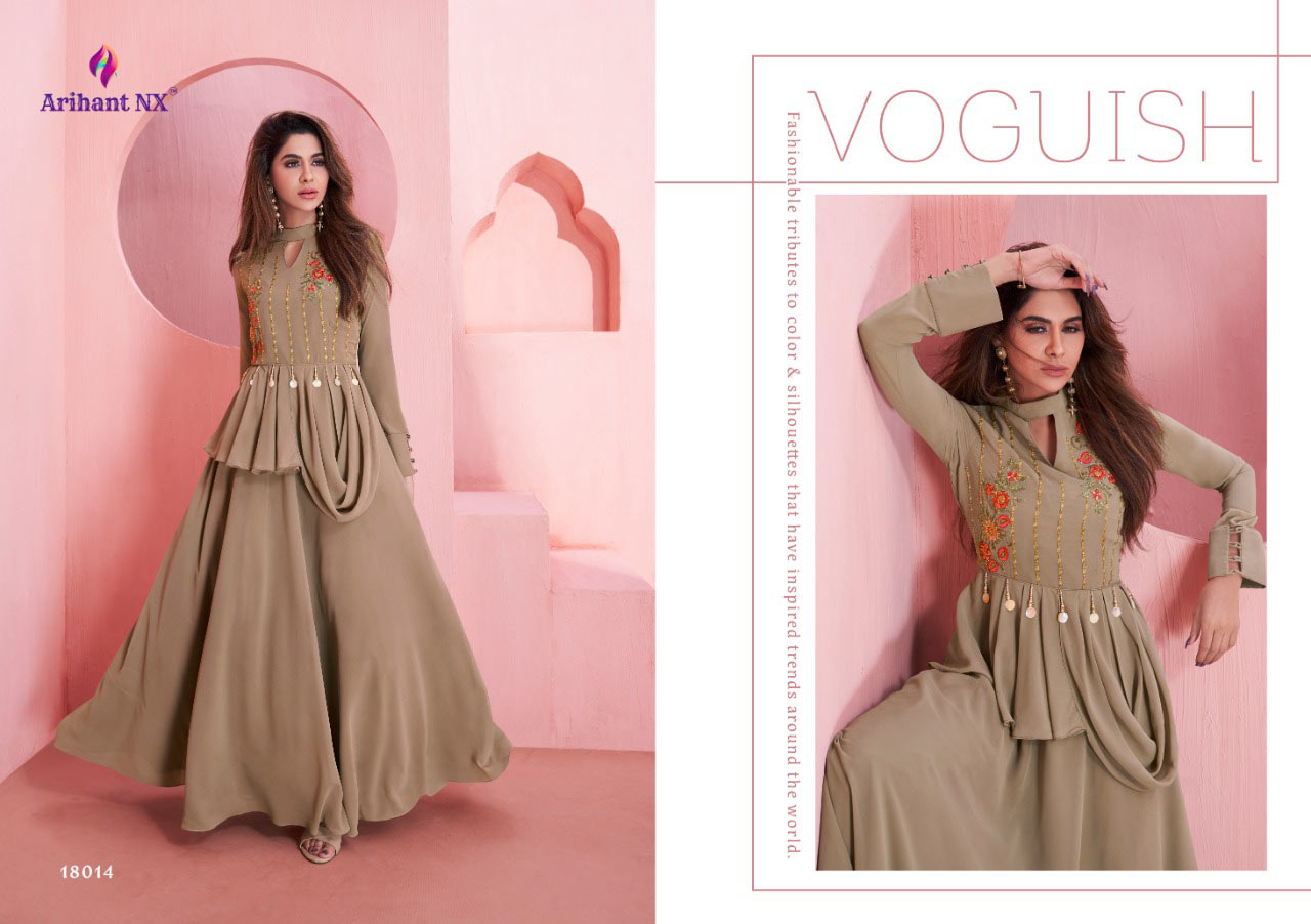 Sui Dhaga Vol-2 Arihant Nx Semi Georgerre Long Kurta Sui Dhaga Vol-2 Arihant Nx Semi Georgerre Long Kurta
